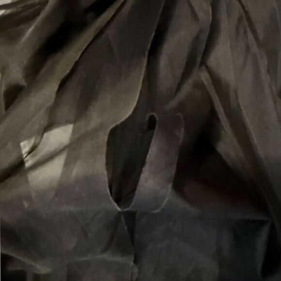 Elinor Gay Original Rare 1950's Organza Cocktail Formal Black Dress Size M - Picture 6 of 11